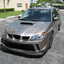 Обвес Zero Sport на Subaru Impreza WRX GD