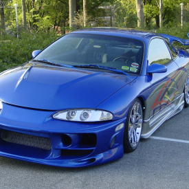 Передний бампер - Обвес Bomex на Mitsubishi Eclipse 2 (D3)