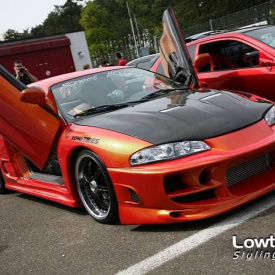 Передний бампер - Обвес Bomex на Mitsubishi Eclipse 2 (D3)