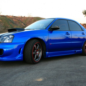 Передний бампер - Обвес Ings +1 на Subaru Impreza WRX GD (2002-2005)