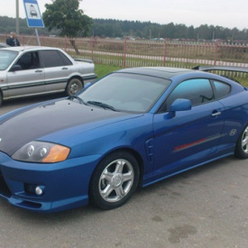 Передний бампер Zefiro Ronda на Hyundai Tiburon Coupe GK