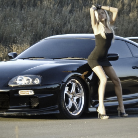 Пороги - Обвес Trial на Toyota Supra 80