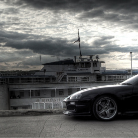 Пороги - Обвес Trial на Toyota Supra 80