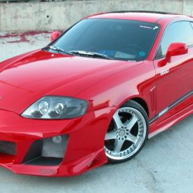 Пороги - Обвес Warrior на Hyundai Tiburon Coupe GK
