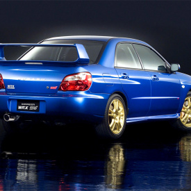 Спойлер крышки багажника  -  STI на Subaru Impreza WRX GD