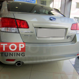 Светодиодные вставки в задний бампер RedV1 на Subaru Legacy BM, BR