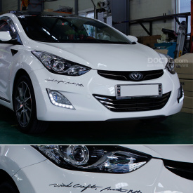 Светодиодные ходовые огни Camily Оригинал на Hyundai Elantra 5 (Avante MD)