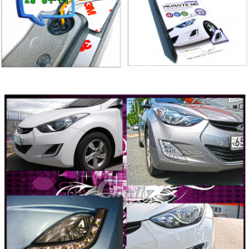 Светодиодные ходовые огни Camily Оригинал на Hyundai Elantra 5 (Avante MD)