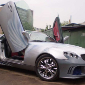 Пороги - Обвес NTC на Mercedes SLK R170