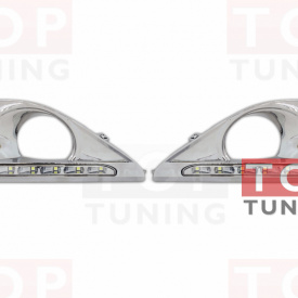 Дневные ходовые огни Var II на Toyota Camry V50 (7)