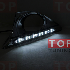 Дневные ходовые огни Var II на Toyota Camry V50 (7)