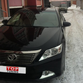 Дневные ходовые огни Var II на Toyota Camry V50 (7)