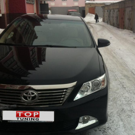 Дневные ходовые огни Var II на Toyota Camry V50 (7)