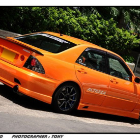 Задний бампер - Обвес C-West на Toyota Altezza is200