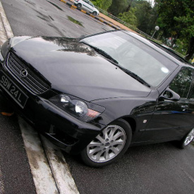 Реснички - c вырезами TRD на Toyota Altezza is200