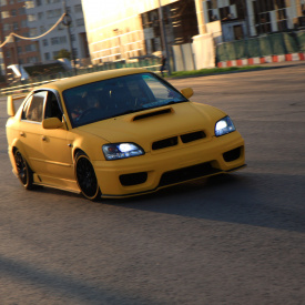 Решетка радиатора Gialla Corsa на Subaru Legacy B4