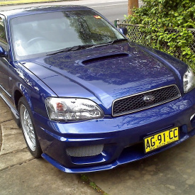 Обвес Gialla Corsa на Subaru Legacy B4