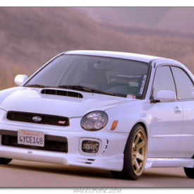 Накладка переднего бампера  ChargeSpeed на Subaru Impreza WRX GD
