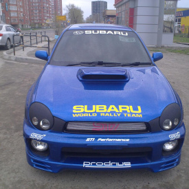 Накладка переднего бампера  ChargeSpeed на Subaru Impreza WRX GD