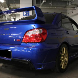 Задний бампер  Ings +1 на Subaru Impreza WRX GD