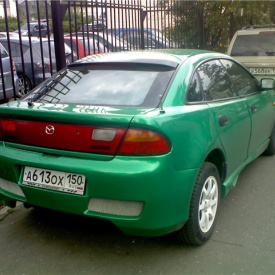 Задний бампер - Обвес NTC на Mazda 323F BA