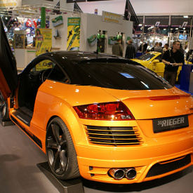 Задний бампер - Обвес Rieger на Audi TT 8J