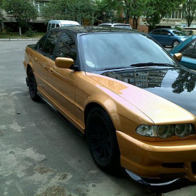 Задний бампер - Обвес Seidl на BMW 7 E38