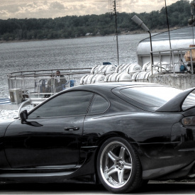 Задний бампер - Обвес Trial на Toyota Supra 80