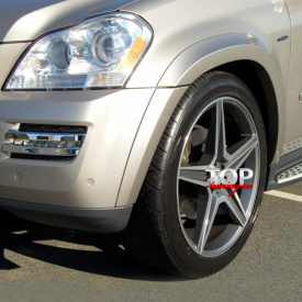 Расширители передних арок AMG Style Дорестайлинг на Mercedes GL-Class X164