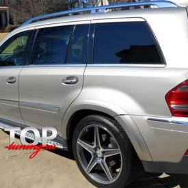 Расширители задних арок AMG Style Дорестайлинг на Mercedes GL-Class X164