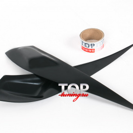 Реснички передние фары GT на Nissan Tiida