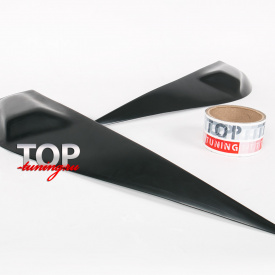 Реснички передние фары GT на Nissan Tiida