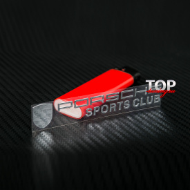 Наклейка Porsche Sports Club 90 x 16 на Porsche