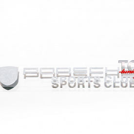 Наклейка Porsche Sports Club 90 x 16 на Porsche