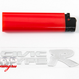 Наклейка - эмблема Civic Type R 80 x 20 на Honda Civic