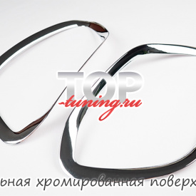 Накладки на воздухозаборники переднего бампера Epic на Mercedes GLC X253