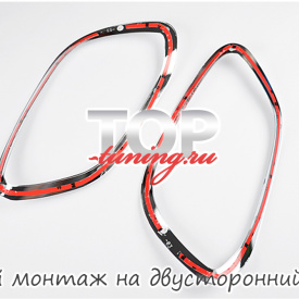 Накладки на воздухозаборники переднего бампера Epic на Mercedes GLC X253