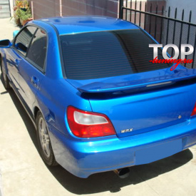 Спойлер на крышку багажника WRX на Subaru Impreza 2