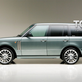 Накладка на задний бампер - обвес WALD на Range Rover 3