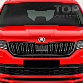 Оригинальная черная накладка решетки радиатора Kodiaq