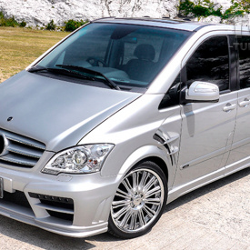 Передний бампер WALD Black Bison для Mercedes Viano W639