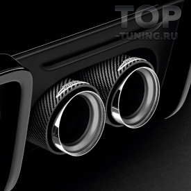 Карбоновые насадки глушителя JCW для MINI