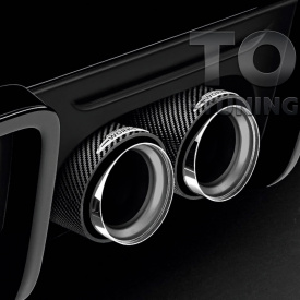 Карбоновые насадки глушителя JCW для MINI