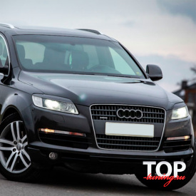 Реснички - накладки на фары на Audi Q7