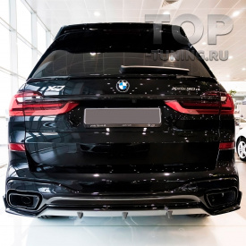 Черная планка крышки багажника BMW X7