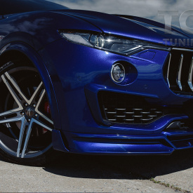 Юбка + накладки на передний бампер Renegade для Maserati Levante
