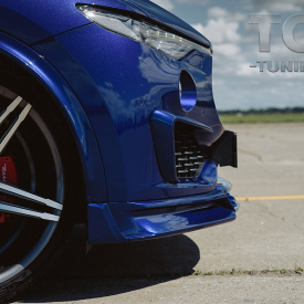 Юбка + накладки на передний бампер Renegade для Maserati Levante
