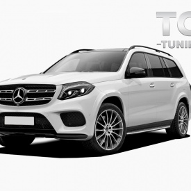 Накладки Renegade на передний бампер для Mercedes GLS X166