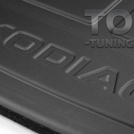 Пластиковый поддон в багажник для KODIAQ