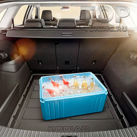Пластиковый поддон в багажник для KODIAQ